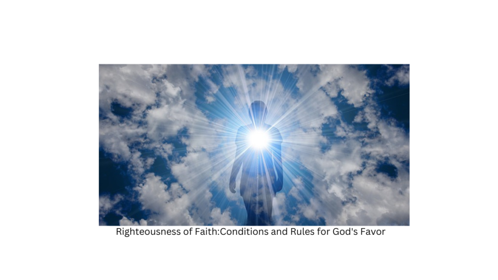 This concept refers to a form of righteousness that is not earned through one's good deeds or moral actions but is instead granted or imputed to individuals by God as a result of their faith.