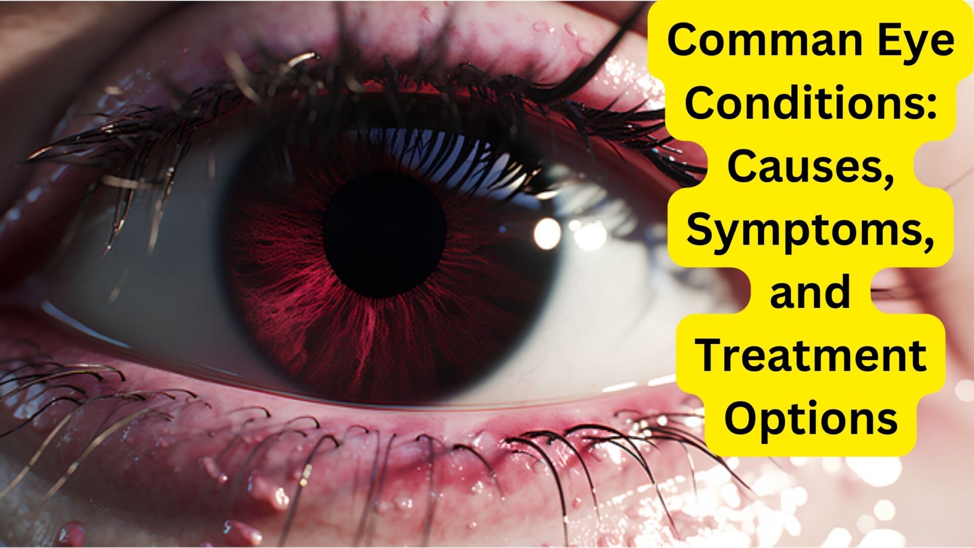 Comman Eye Conditions: Causes, Symptoms, and Treatment Options