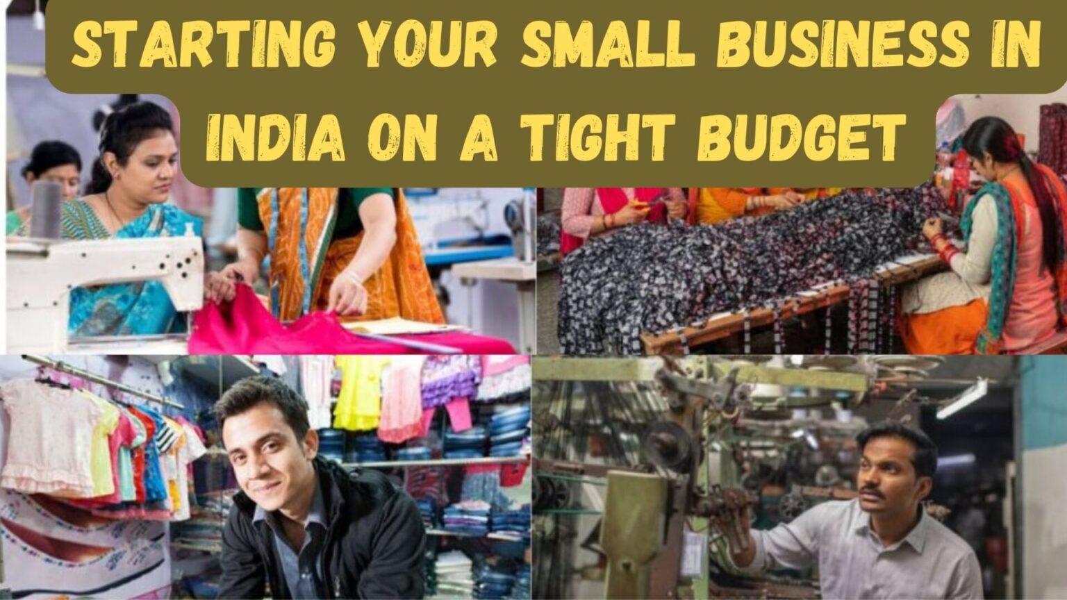 Starting Your Small Business in India on a Tight Budget