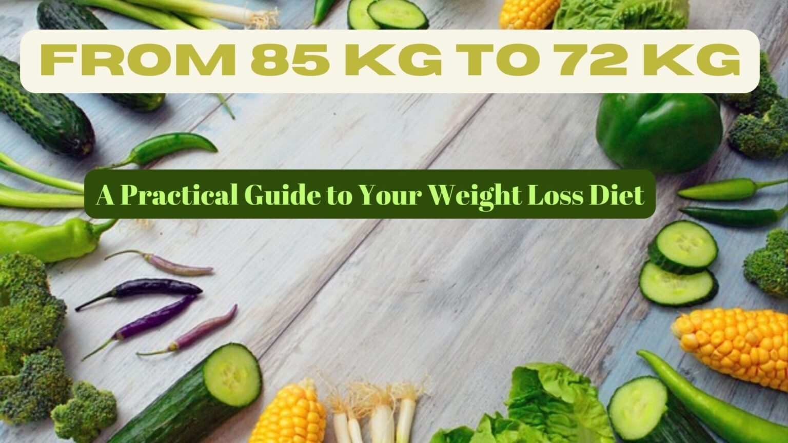 From 85 kg to 72 kg: A Practical Guide to Your Weight Loss Diet