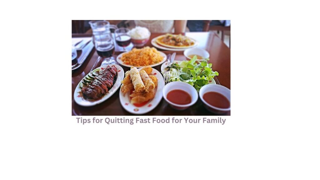 "Empower Your Family: A Comprehensive Guide to Quitting Fast Food for Good