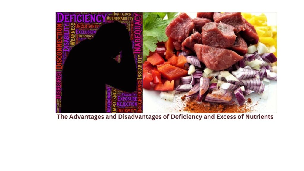 the Advantages and Disadvantages of Deficiency and Excess of Nutrients