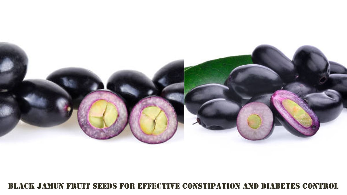 Black Jamun Fruit Seeds for Effective Constipation and Diabetes Control