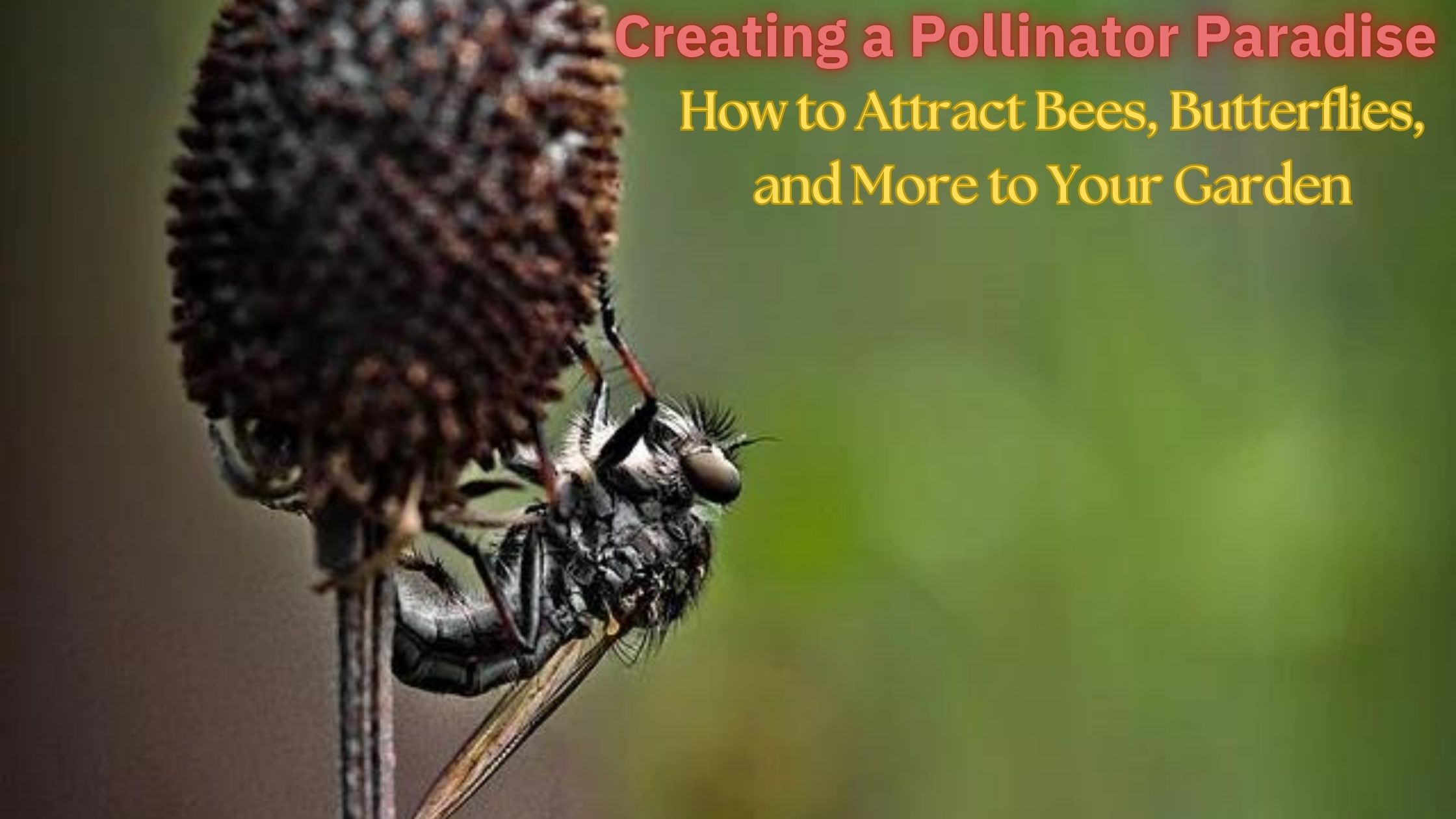 Creating a Pollinator Paradise: How to Attract Bees, Butterflies, and More to Your Garden